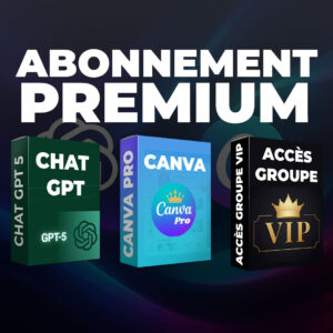 Abonnement Chat-GPT 5 (3 mois) + Canva PRO (1 an)